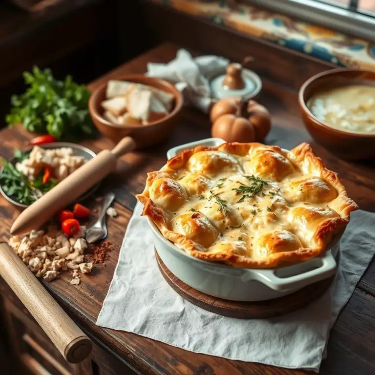 Leftover Turkey Pot Pie Gratin Recipe