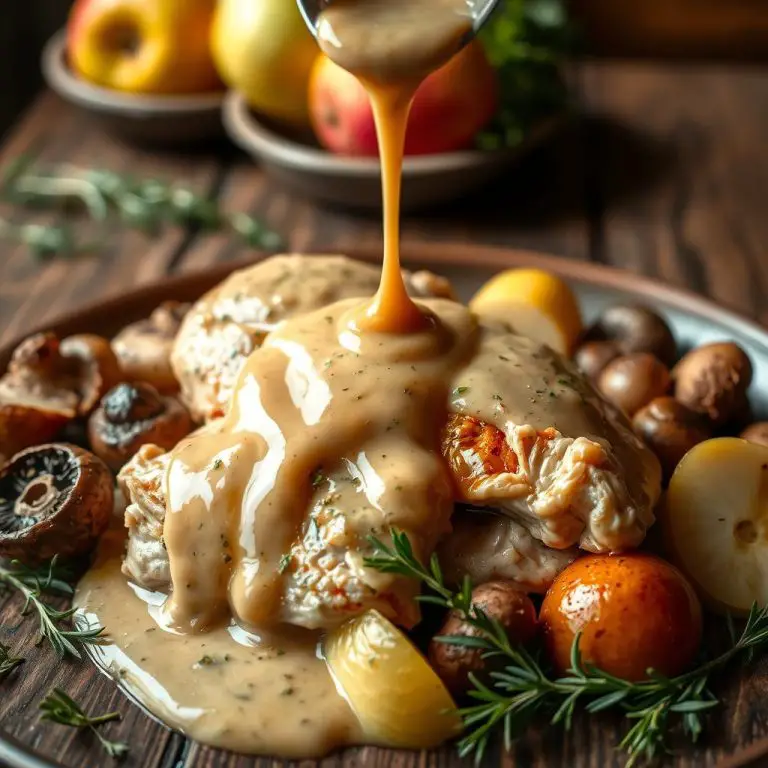 Delicious French Chicken Casserole A La Normande