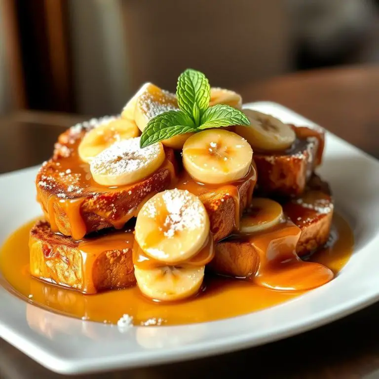 Delicious Bananas Foster French Toast Recipe