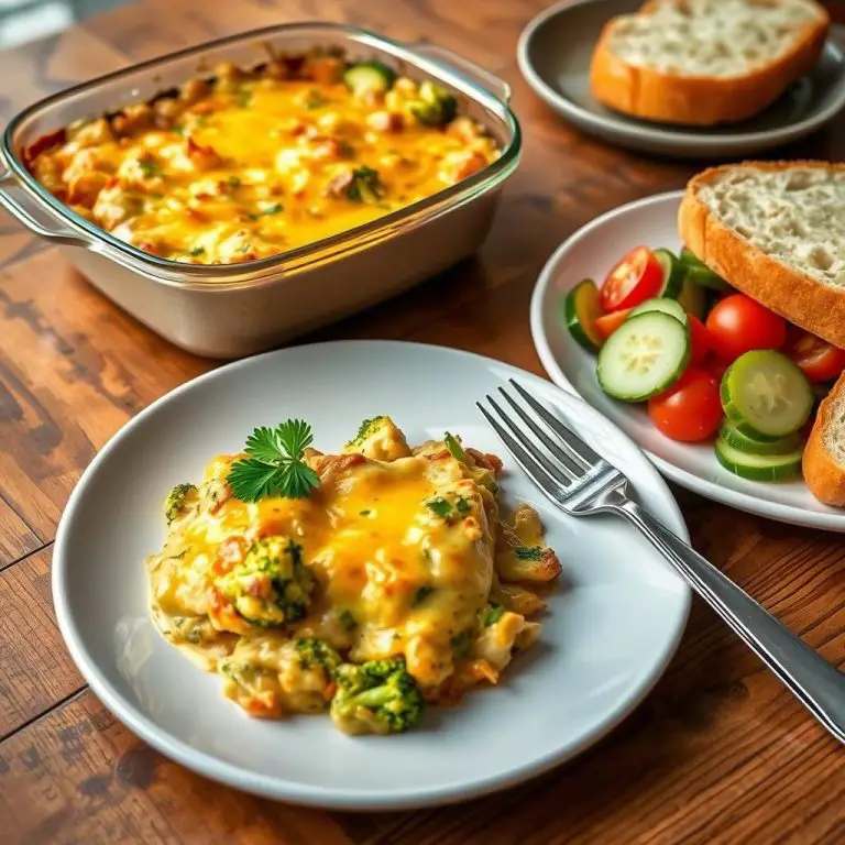 Cheesy Chicken Broccoli Bake