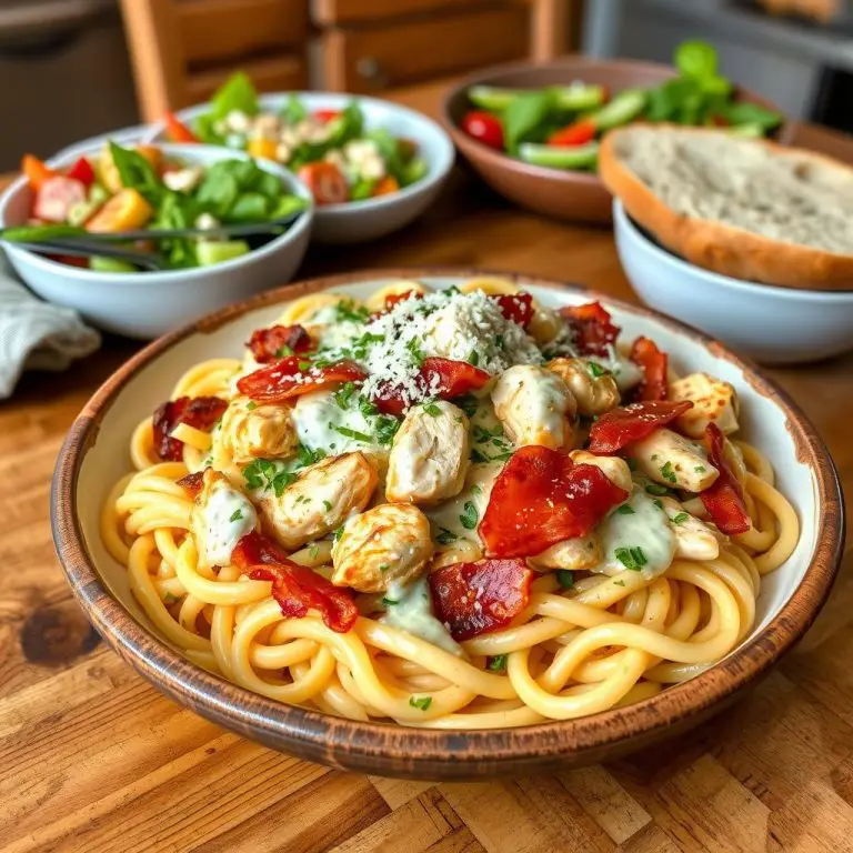 Chicken Bacon Ranch Pasta